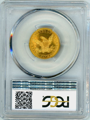 1844 $5 Gold Liberty Head PCGS MS 64