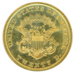 1853 $20 SS Republic NGC AU 58