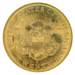1862 S $20 SS Republic NGC AU 58