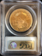 1876 CC $20 Liberty PCGS XF 45