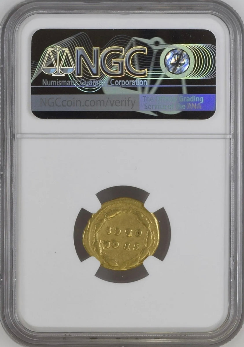 RARE Galba AD 68-69 Gold Aureus NGC Fine 4x5 Twelve Caesar’s #7