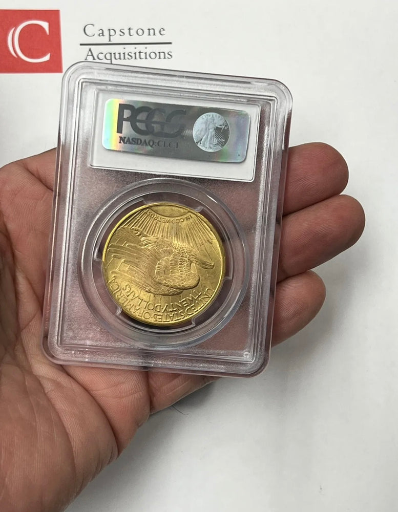 1914-P $20 Saint Gaudens Pre-33 Gold Double Eagle PCGS MS64 Low Mintage 95,250