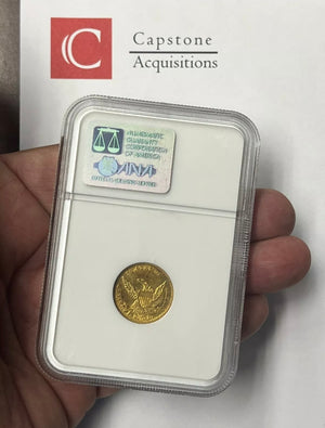 1839-O $2.50 Classic Head NGC AU55 New Orleans Gold Only Year Of Issue 17,781