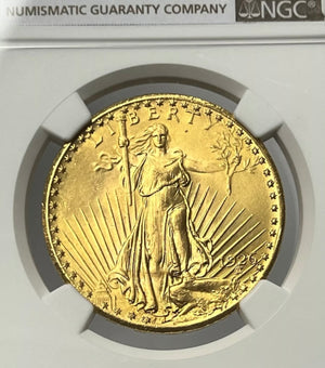 1926-P $20 Saint Gaudens Gold Double Eagle PCGS MS66+ Rare & Flashy Super Gem PQ