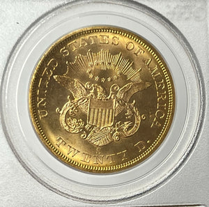 1857-S $20 Liberty Gold PCGS MS66 SS Central America Shipwreck NICE NEW PURCHASE