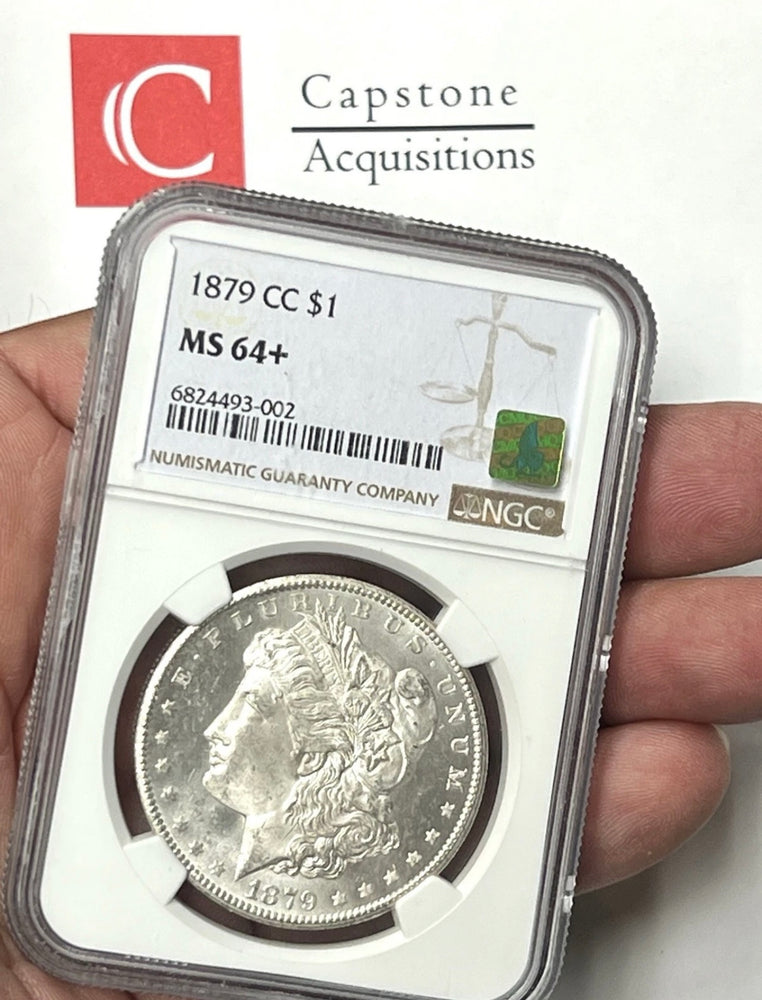 1879-CC $1 Morgan Silver Dollar NGC MS64+