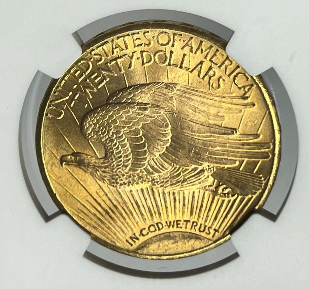1911-D $20 Saint Gaudens Gold Double Eagle NGC MS66+ Must Buy Super Gem