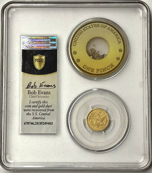 1852-P $2.5 Liberty Gold PCGS VF25 SS Central America Shipwreck #2 1857-S