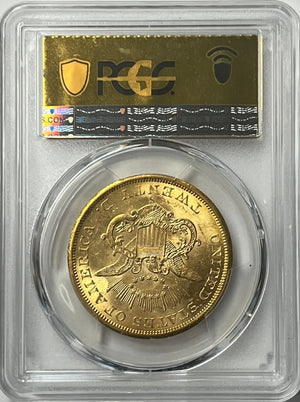 1857-S $20 Liberty Gold PCGS MS61 SS Central America Shipwreck Rare 20G Variety