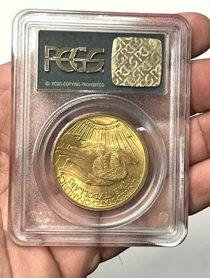 1913-S $20 Saint Gaudens Gold Double Eagle PCGS MS63 Old Green Holder
