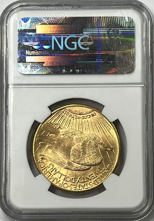 1914-D $20 Saint Gaudens Pre-33 Gold Double Eagle NGC MS65 Low Mintage 453,000