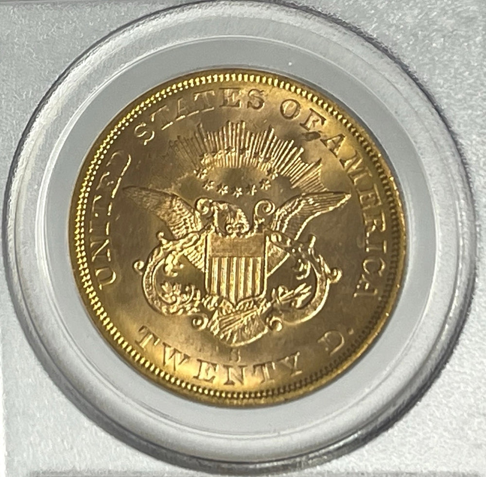 1857-S $20 Liberty Gold PCGS MS64 SS Central America Shipwreck NICE NEW PURCHASE