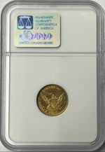 1839-O $2.50 Classic Head NGC AU55 New Orleans Gold Only Year Of Issue 17,781