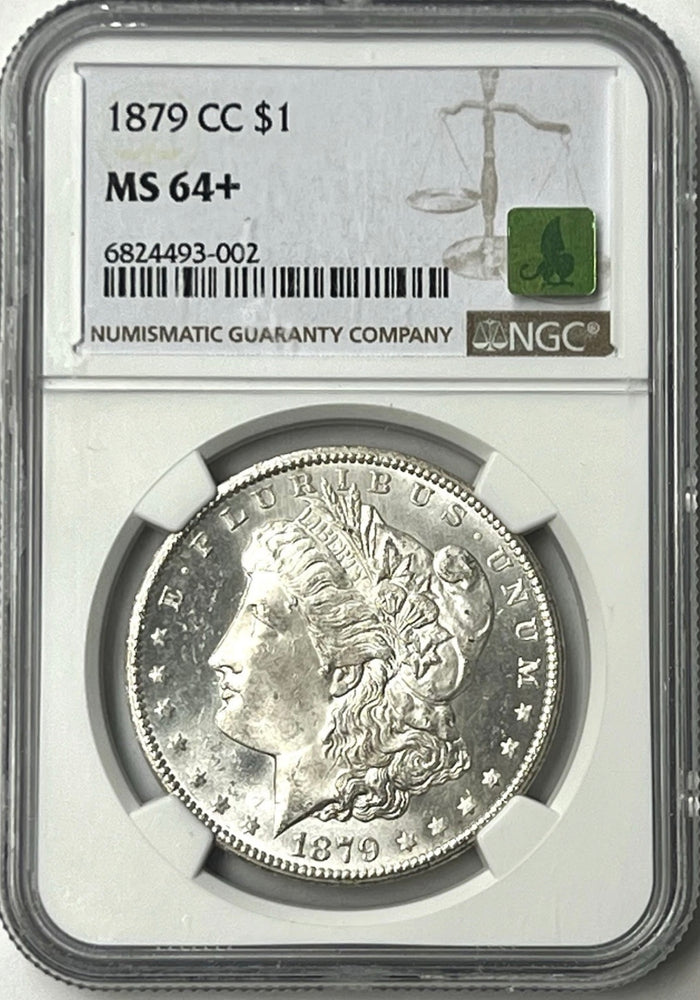 1879-CC $1 Morgan Silver Dollar NGC MS64+
