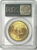 1913-S $20 Saint Gaudens Gold Double Eagle PCGS MS63 Old Green Holder