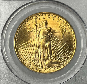1916-S $20 Saint Gaudens Gold Double Eagle PCGS MS65 Old Holder NEW PURCHASE