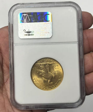 1915-P $10 Indian Gold Eagle NGC MS65 Blazing Orange Gold Gem, A Sleeper Rarity