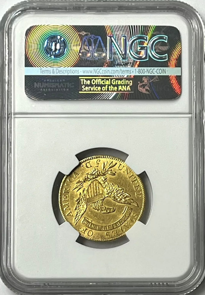 1807 $5 Capped Liberty Half Eagle NGC AU55 First Year Design Mintage- 51,605 PQ!