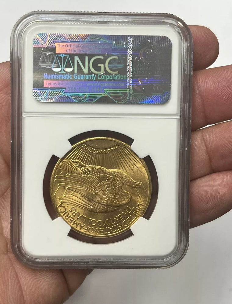 1914-S $20 Saint Gaudens Pre-33 Gold Double Eagle NGC MS66 Fresh to the market