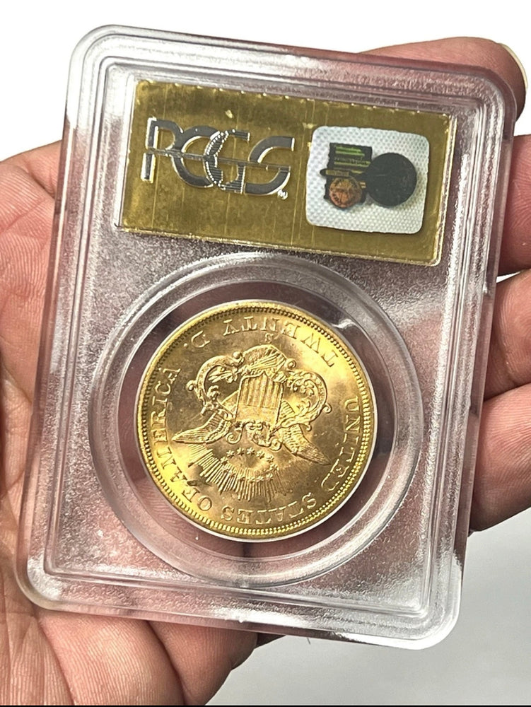 1857-S $20 Liberty Gold PCGS MS64 SS Central America Shipwreck NICE NEW PURCHASE