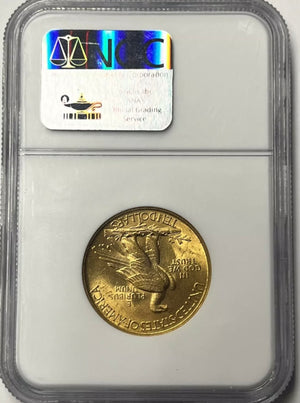 1915-P $10 Indian Gold Eagle NGC MS65 Blazing Orange Gold Gem, A Sleeper Rarity