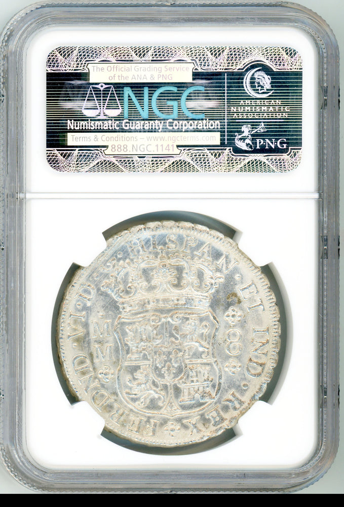 1754MO MM Mexico 8R Imperial Crown NGC MS 62