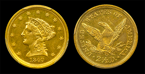 1840-O $2.5 Liberty PCGS MS62