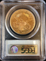 1882 CC $20 Liberty PCGS AU 53