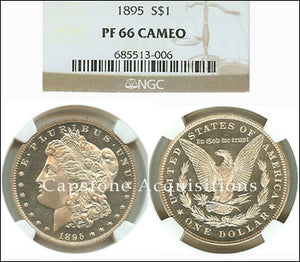1895 S $1 NGC PF66 Cameo