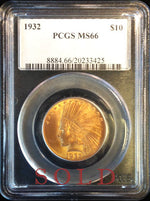 1932 $10 Indian MS66 PCGS