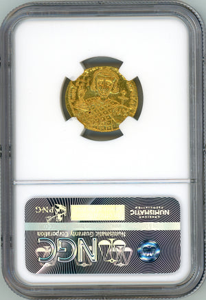 Byzantine Empire, Justinian II Second Reign NGC Gem MS 5x5