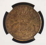1884-CC $20 Liberty NGC AU53 Carson City Gold