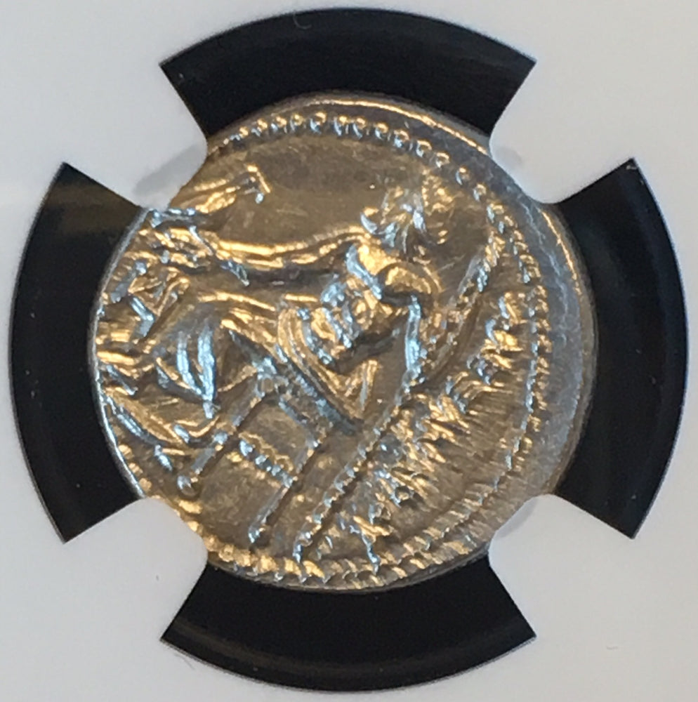Alexander the Great Silver Drachm NGC CHMS 5x4 Fine Style