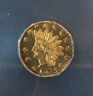 
                
                    Load image into Gallery viewer, 1875 Octag Indian 50c BG-948 NGC MS 66 DPL
                
            