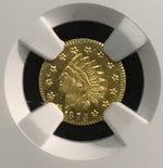 1875 California Fractional Gold BG-1037 50c NGC MS 65 PL