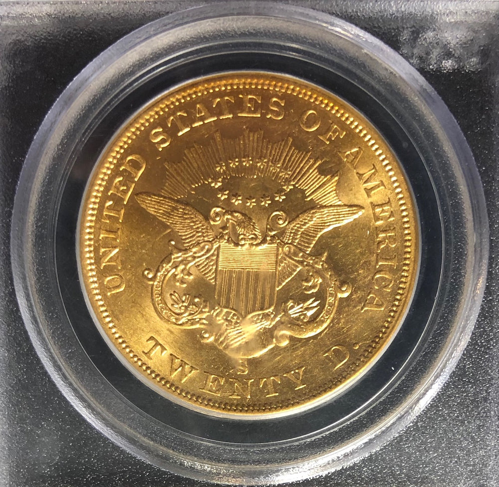 
                
                    Load image into Gallery viewer, 1856-S $20 Liberty PCGS AU58 CAC S.S. Central America
                
            