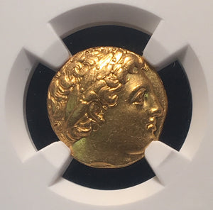 
                
                    Load image into Gallery viewer, Philip II Gold Stater NGC CHAU 5x3 “Fine Style”
                
            