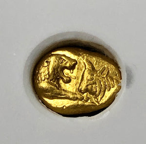 
                
                    Load image into Gallery viewer, King Croesus Gold 1/6 Stater “Heavy Stater” NGC CH VF
                
            
