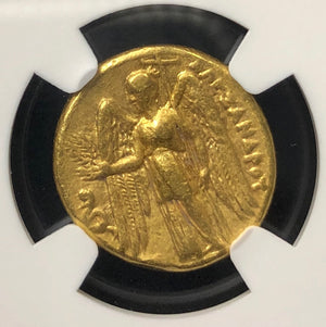 Alexander the Great Gold Stater “Lifetime issue” NGC VF