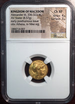 Alexander the Great 336-323 BC Gold Stater NGC CHXF 4x3
