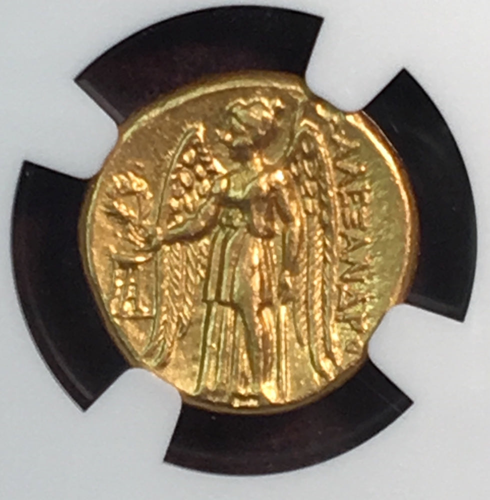 
                
                    Load image into Gallery viewer, Alexander the Great 336-323 BC Gold Stater NGC CHXF 4x3
                
            