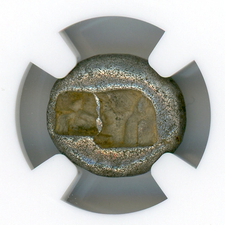Lydia (Croesus or later) AR Half-Stater/Siglos NGC VF 5x4