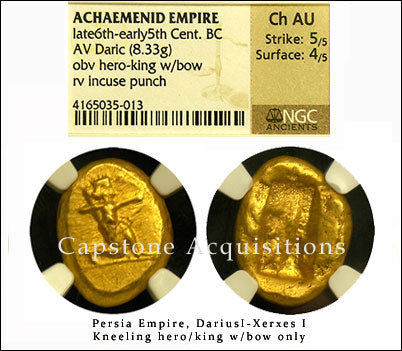 Achaemenid Empire Darius 1- Xerxes 1 NGC Ch AU 5x4