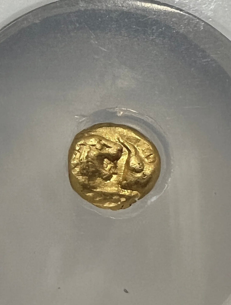 Lydia King Croesus 561-546 BC Gold 1/12th stater NGC CH AU A Must Buy Rarity