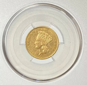 
                
                    Load image into Gallery viewer, 1856-S $3 Indian Princess Gold PCGS XF45 SS Central America Shipwreck
                
            